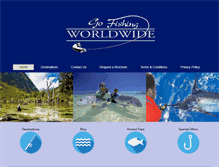 Tablet Screenshot of gofishingworldwide.co.uk
